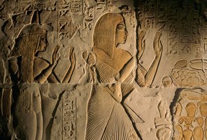 Ägypten; Amarna; mm6741; Archäologie; 18. Dynastie; Grab von Maya, Sakkara, Neues Reich, 2001 von Kenneth Garrett