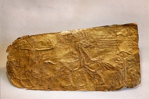 Goldtafel aus dem Grab von Tutanchamun, Neues Reich, 2002 von Kenneth Garrett