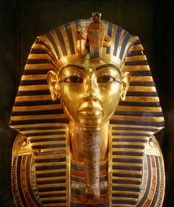 Goldene Totenmaske von König Tutanchamun, Neues Reich, 2002 (Foto) von Kenneth Garrett