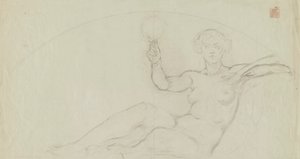 Iowa State Capitol Rotunde (Studie für Panel) von Kenyon Cox