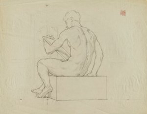 (Iowa State Capitol Rotunde) (Fabriken, Studie für Panel)