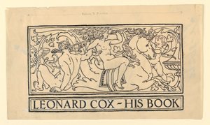 Exlibris für Leonard Cox