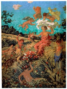 Ländliche Feier. Sommer, ca. 1911-1913
