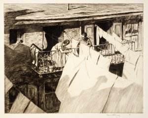 Ein Balkon in der Bank Street von Kerr Eby