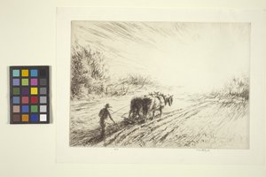 Frühes Pflügen (Frühling) von Kerr Eby