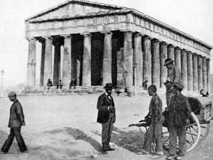 Das Theseion in Athen, Griechenland
