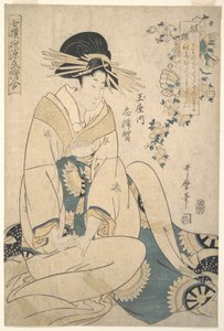Eine Kurtisane von Kitagawa Utamaro