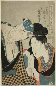 Ein Test der Geschicklichkeit - die Quellen der Liebe (Jitsu kurabe iro no minakami): Osan und Mohei