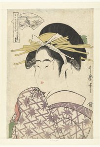Kurtisane und der Ide Tama Fluss von Kitagawa Utamaro