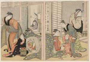 Elegante Vergnügungen der vier Jahreszeiten von Kitagawa Utamaro