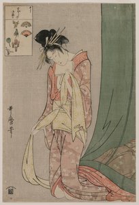 Hanaōgi von Ōgiya aus der Serie Bilderrätsel von Kitagawa Utamaro