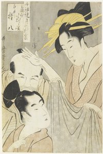 Komurasaki vom Muuraya-Haus, Shirai Gonpachi und Viperous Jihe_, 1798-1800