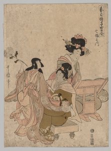 Damen spielen mit Puppen, 1753-1806