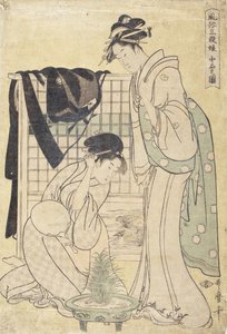 Bild der Mittelschicht von Kitagawa Utamaro