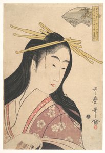 Tetsukuri no Tamagawa, aus der Serie "Sechs Tama-Flüsse" von Kitagawa Utamaro