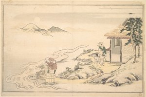 Der Vollmond zur Zeit der Imo-Ernte von Kitagawa Utamaro
