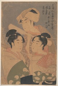 Die Niwaka-Darsteller, ca. 1795