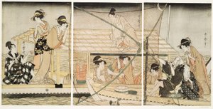Das Schöpfnetz von Kitagawa Utamaro