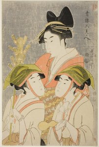 Drei Schönheiten von Yoshiwara (Seiro san bijin)