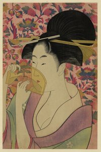 Transparenter Kamm, 1780er Jahre von Kitagawa Utamaro