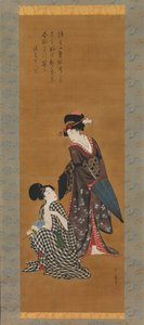 Zwei Schönheiten, ca. 1801-1804 von Kitagawa Utamaro