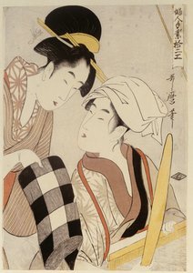 Unbekanntes Bild von Kitagawa Utamaro