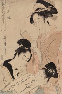 Frauen um zwei Uhr nachmittags von Kitagawa Utamaro