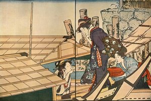 Frauen auf einem Boot, 1801, 1924 von Kitagawa Utamaro