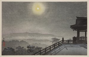 Kühle Mondnacht am Kiyomizudo in der östlichen Hauptstadt
