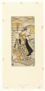 Schauspieler Nakamura Tomijuro I in der Rolle von Yaoya Oshichi von Kiyonobu (II) , Torii