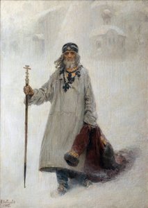 Basil der Selige von Klavdiy Vasilievich Lebedev