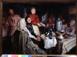 Hausbesuch von Klavdiy Vasilievich Lebedev