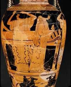 Prothesis, das Aufbahren der Leiche von Kleophrades Painter (fl.500 475 BC)