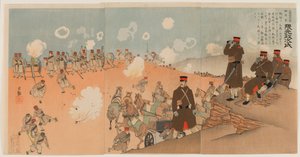 Oberst Kumamoto Masaji, Regimentskommandeur der kaiserlichen Gardeartillerie