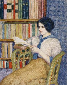 Frau beim Lesen