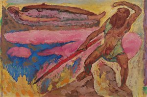 Wotan und Brünhilde von Koloman Moser