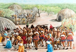 Zulu-Feier von Komi Chen
