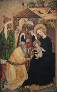 Anbetung der Könige, frühe 1440er von Konrad Laib