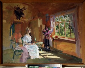 Im Zimmer von Konstantin Alekseevich Korovin