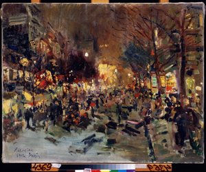 Großer Boulevard in Paris