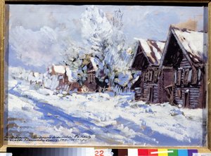Winter von Konstantin Alekseevich Korovin