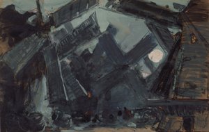 Bühnenbild für das Ballett Don Quijote von L. Minkus, 1900 von Konstantin Alekseevich Korovin