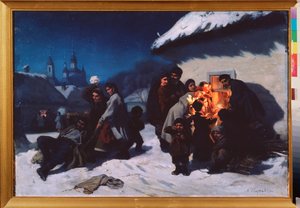 Das Weihnachtslied in der Ukraine von Konstantin Alexandrovich Trutovsky