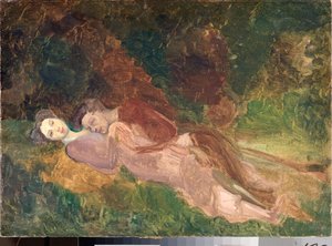 Liebende von Konstantin Andreevic Somov