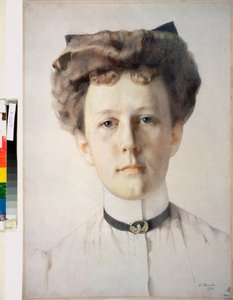 Porträt der Baronin Alexandra Nolde von Konstantin Andreevic Somov