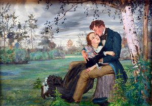 Die Liebenden von Konstantin Andreevic Somov