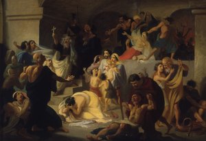 Christliche Märtyrer im Kolosseum, frühe 1860er Jahre von Konstantin Dmitrievich Flavitski
