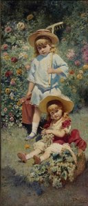 Porträt der Kinder des Künstlers, 1882