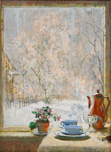 Durch das Fenster im Winter, 1945