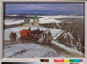 Der geschlossene Schlitten im Russland des 17. Jahrhunderts von Konstantin Veshchilov